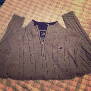 Beverly Hills Polo Club men’s sweater M gray